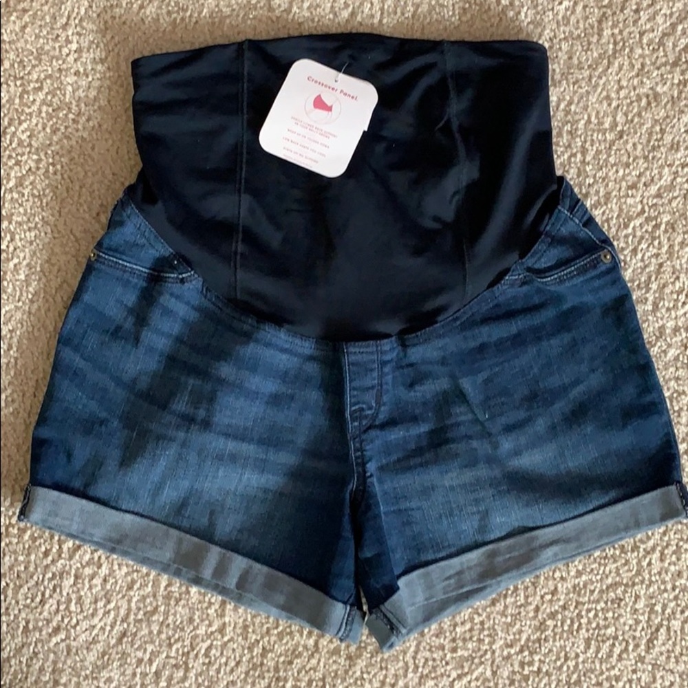 Isabel Maternity Jean Shorts